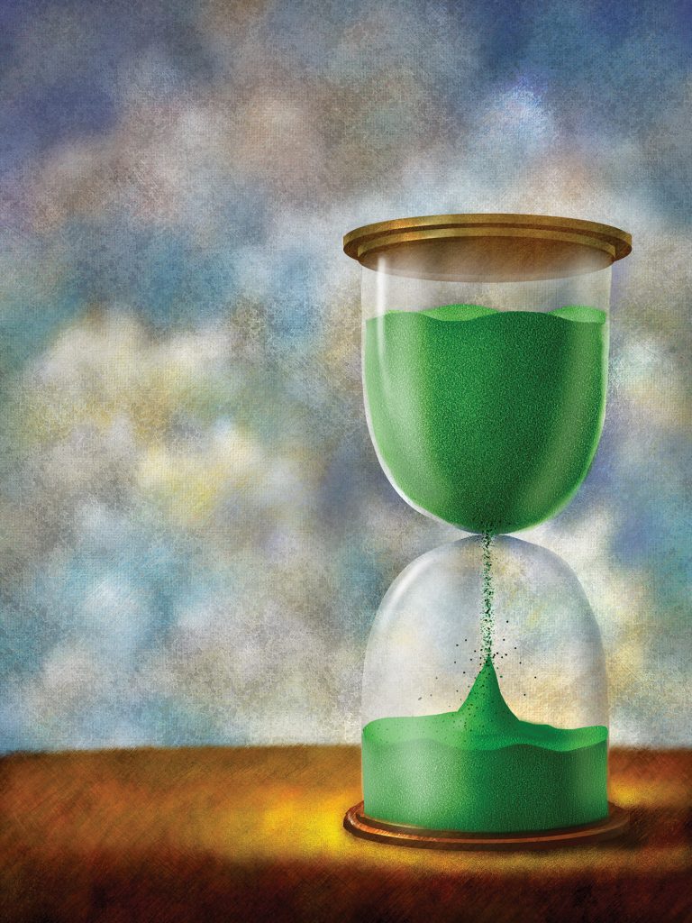 Hour Glass Art Work