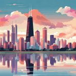 Graphic of Chicago’s skyline