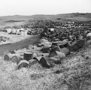 Love Canal barrels of waste