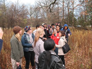 SUST students visit the North Park Village Nature Center, Fall 2012 (M. Bryson)