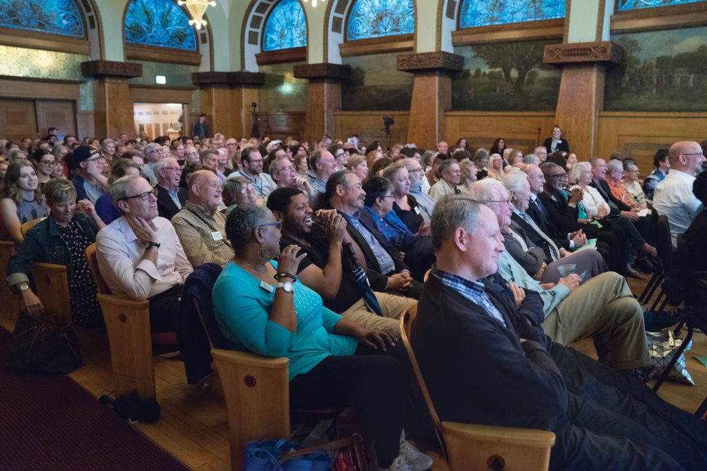 Photo of Audience watching American Dream Conference Speakers