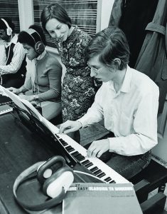 Photo from archive featuring piano player