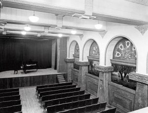 Black & White Photo of Ganz Hall