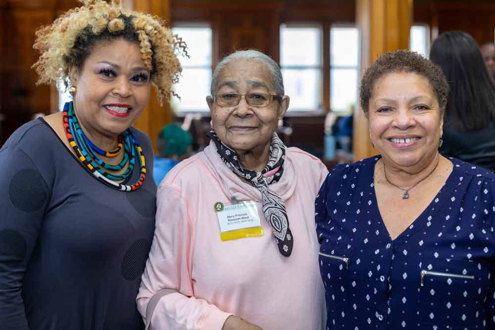 Legacy Brunch guests Leticia Ransom, Mary Ransom and Denise Bransford