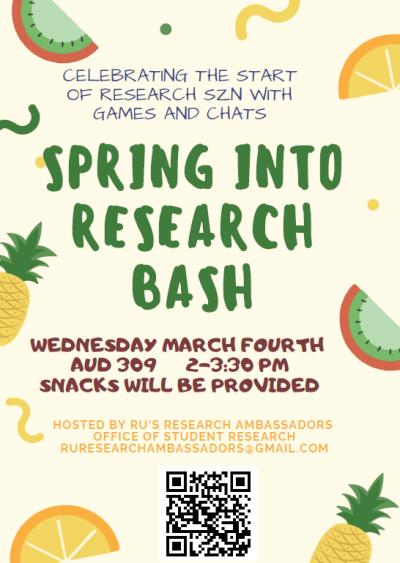 Workshop: Spring into Research