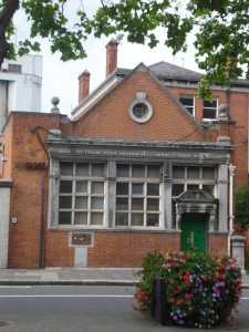 Post office in Dublin, St. James's Gate, used by Gosset to correspond with Karl Pearson, Fisher, Egon Pearson, Neyman, and many others. Photo by Steve Ziliak, Sept. 2011